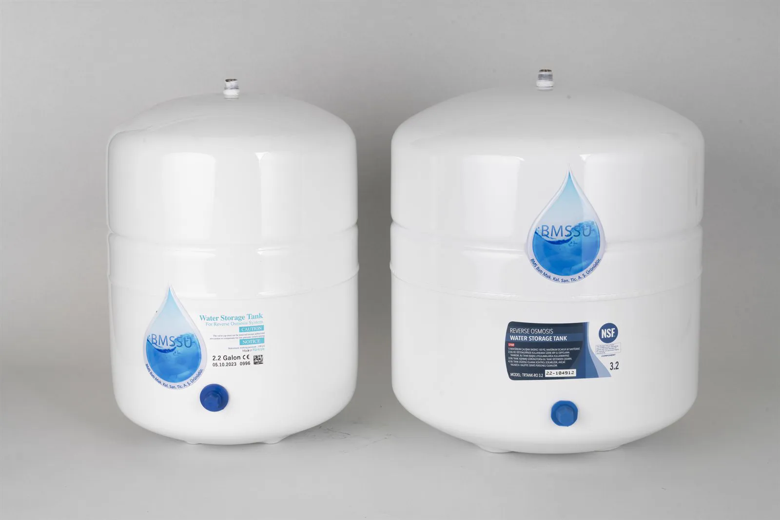 8 Litre ve 10 Litre su depoları karşılaştırma